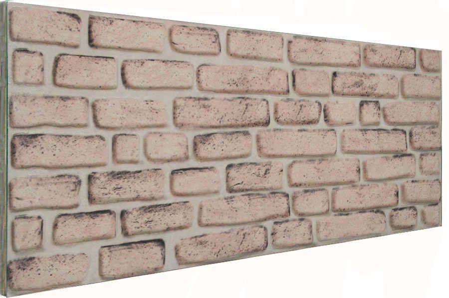 Beyaz 120’lik Tuğla Desenli Strafor Duvar Paneli Potre Home