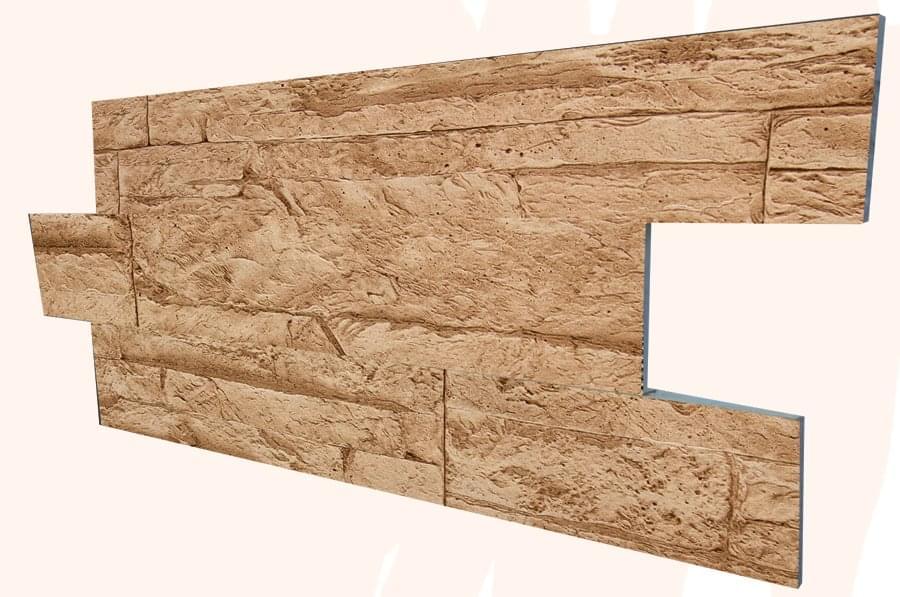 Kerpiç İnce Mermer Desenli Strafor Duvar Paneli Potre Home