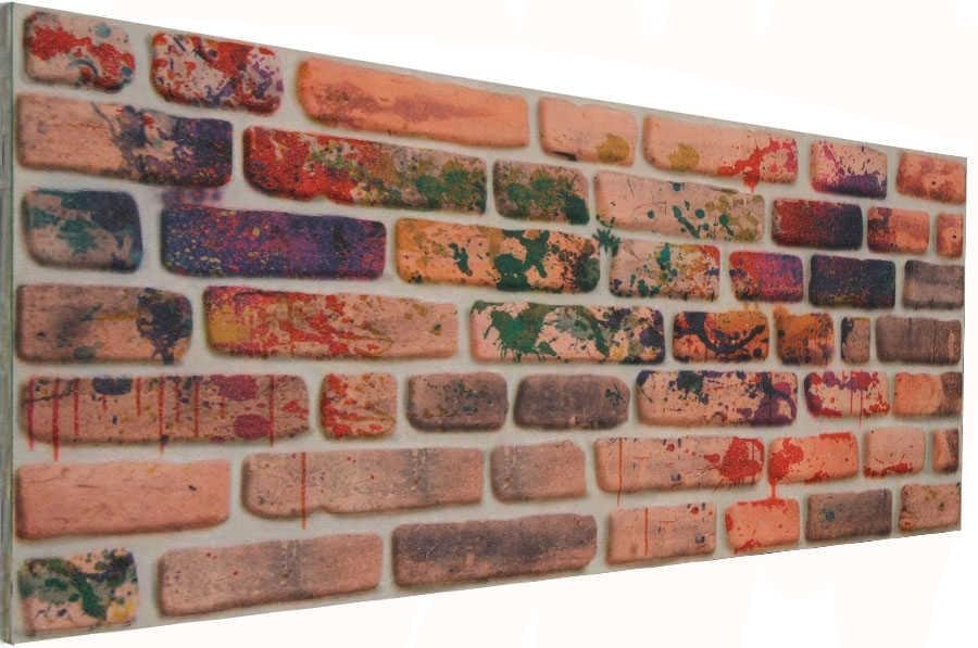Renkli 120’lik Tuğla Görünümlü Strafor Duvar Paneli Potre Home