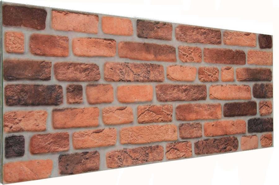 Turuncu 120’lik Tuğla Görünümlü Strafor Duvar Paneli Potre Home